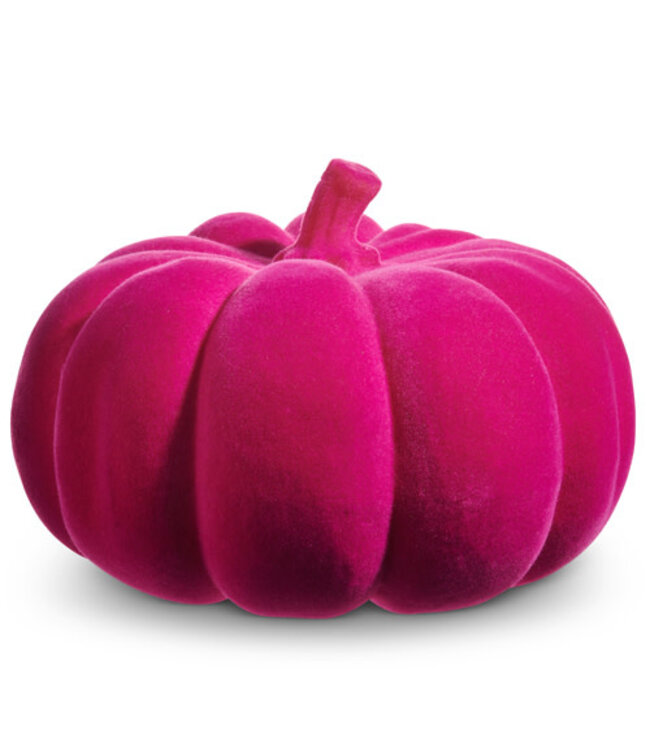 Flocked Pumpkin-sold individually