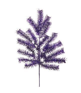 30" Purple Tinsel Spray