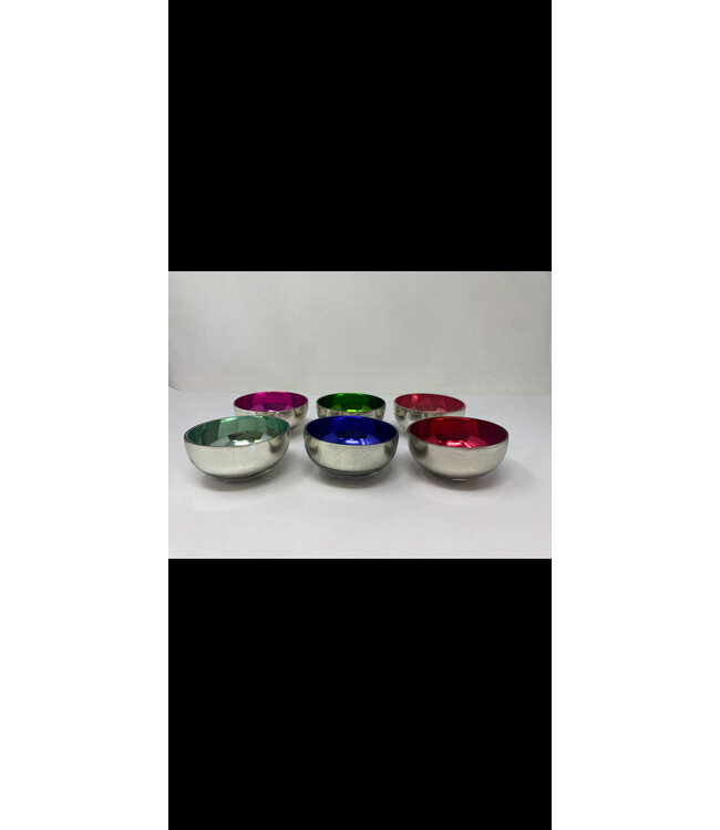 Floating Tealight Holder with Silver Electroplating - Sold Individually