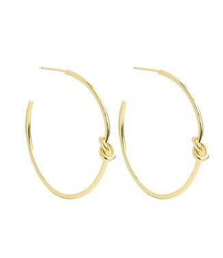 Delicate Knot Hoops