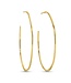 Large Textured Delicate Hoops