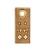 Bow Accented Stud Set on Velvet Tag - Sold as Set