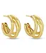 Make a Statement Triple Hoops