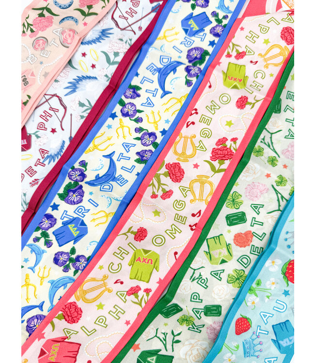 Sorority Skinny Scarf