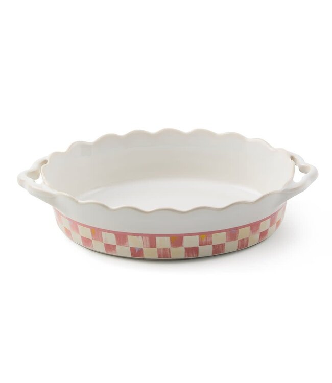 MACKENZIE CHILDS Check Everyday Oval Baker-sold individually
