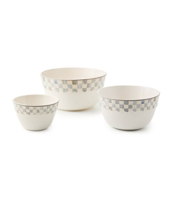 MACKENZIE CHILDS Check Everyday Mixing Bowl - Sold Individually