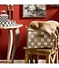 MACKENZIE CHILDS Mocha Textured Check Basket - Sold Individually