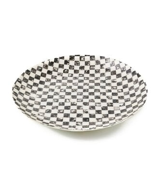 MACKENZIE CHILDS Courtly Check Capiz Decorative Bowl