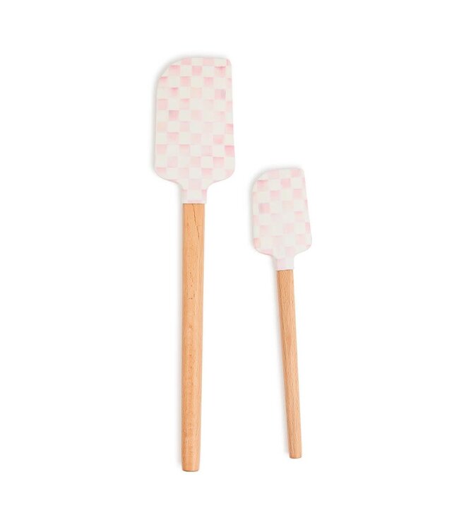 MACKENZIE CHILDS Rosy Check Spatula - Sold as Set