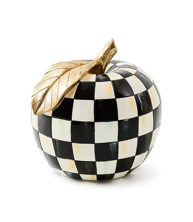 MACKENZIE CHILDS Courtly Check Apple Decor