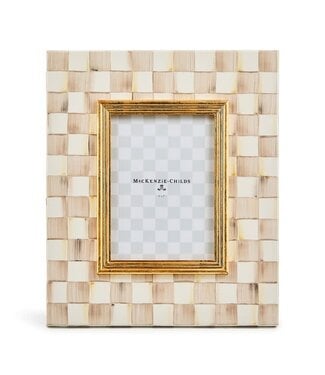 MACKENZIE CHILDS Mocha Check 5" x 7" Frame MACKENZIE CHILDS Mocha Check 5" x 7" Frame