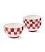 MACKENZIE CHILDS Cherry Check Breakfast Bowl - Sold Individually