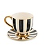 MACKENZIE CHILDS Courtly Stripe Cappuccino Cup