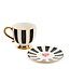 MACKENZIE CHILDS Courtly Stripe Cappuccino Cup