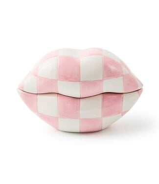 MACKENZIE CHILDS Rosy Lips Kiss Me Box