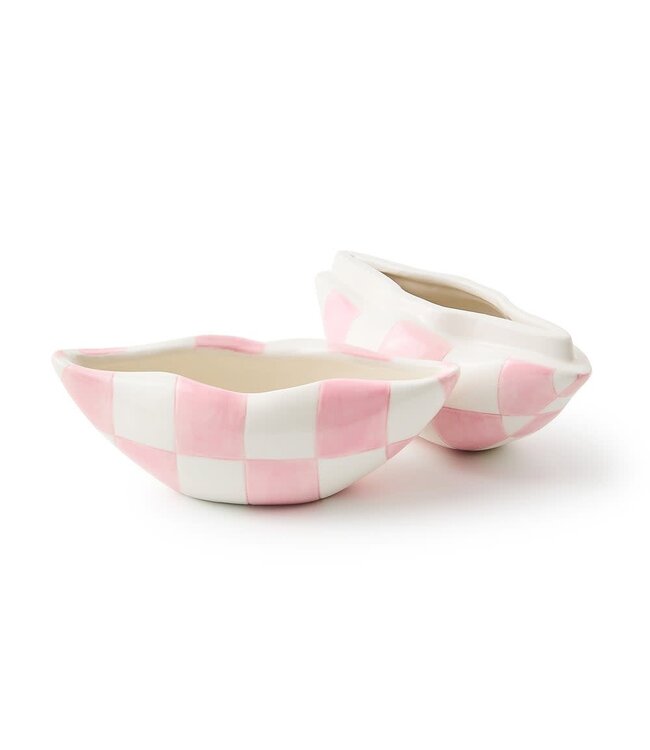 MACKENZIE CHILDS Rosy Lips Kiss Me Box