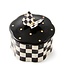 MACKENZIE CHILDS Courtly Check Butterfly Trinket Box
