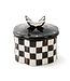 MACKENZIE CHILDS Courtly Check Butterfly Trinket Box