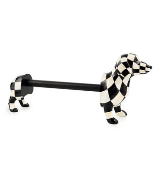MACKENZIE CHILDS Dachshund Paper Towel Holder