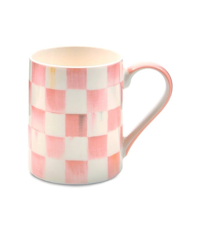 MACKENZIE CHILDS Check Porcelain Mug