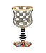 MACKENZIE CHILDS Carnival Wine Glass