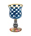 MACKENZIE CHILDS Carnival Wine Glass
