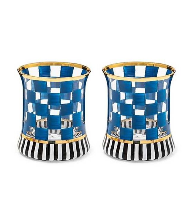 MACKENZIE CHILDS Carnival Tumbler Glass - Sold Individually