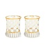 MACKENZIE CHILDS Carnival Tumbler Glass - Sold Individually