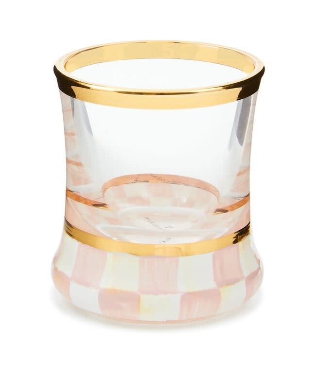 MACKENZIE CHILDS Check Shot Glass