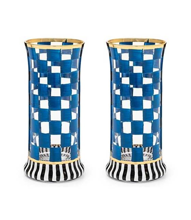 MACKENZIE CHILDS Carnival Highball Glass - Sold Individually