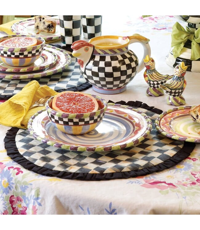 MACKENZIE CHILDS Courtly Check Round Placemat