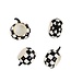 MACKENZIE CHILDS Courtly Check Pumpkin Napkin Rings - Sold as Set