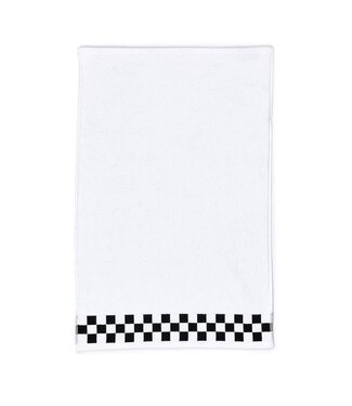 MACKENZIE CHILDS Hand Towel with Check Border