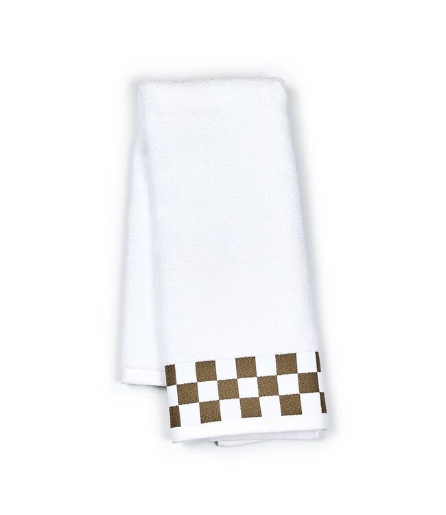 MACKENZIE CHILDS Hand Towel with Check Border