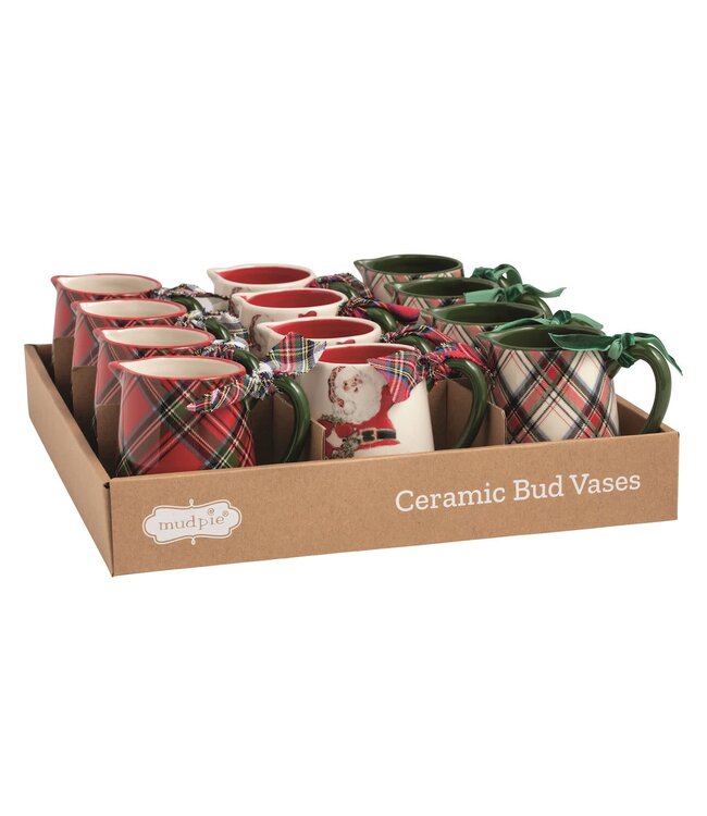 Tartan Bud Vases