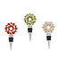 Holiday Wreath Jeweled Bottle Stoppers-sold individually