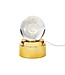 Rotating Crystal Ball Nightlight USB Cord in Gift Box