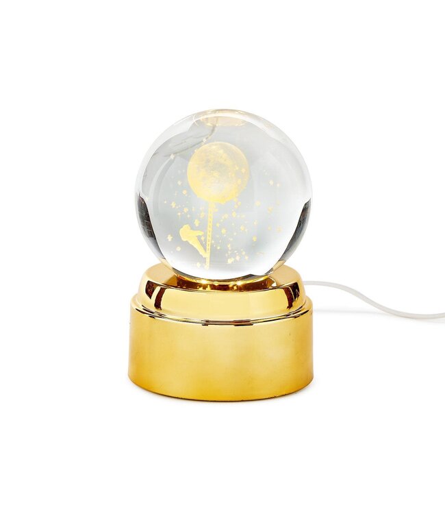 Rotating Crystal Ball Nightlight USB Cord in Gift Box