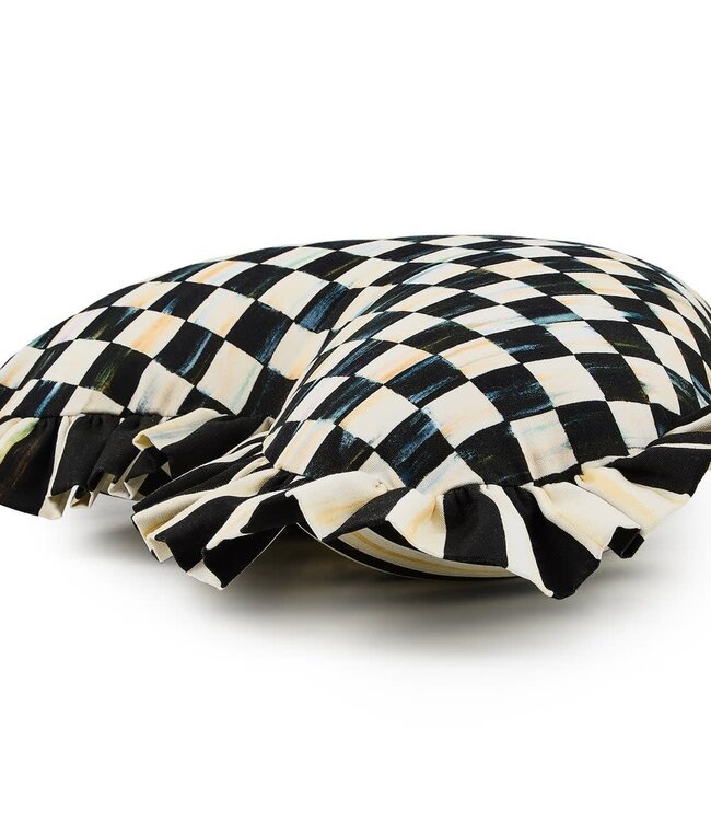 MACKENZIE CHILDS Heart Throw Pillow with Ruffle