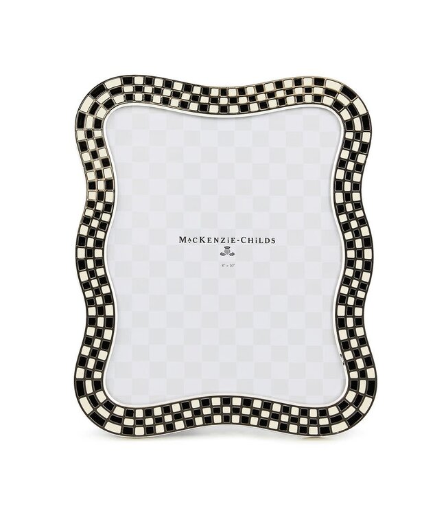 MACKENZIE CHILDS Wavy Check Silver Plated Frame-sold individually