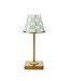 MACKENZIE CHILDS Sterling Check LED Rechargeable Cafe Table Lamp