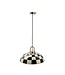 MACKENZIE CHILDS Courtly Check 18" Dome Pendant Lamp