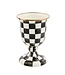 MACKENZIE CHILDS Check Pedestal Vase