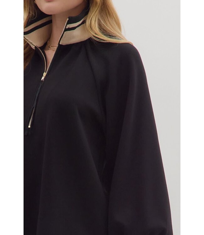 Ellie Solid Long Sleeve Knit Top