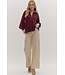 Ellie Solid Long Sleeve Knit Top