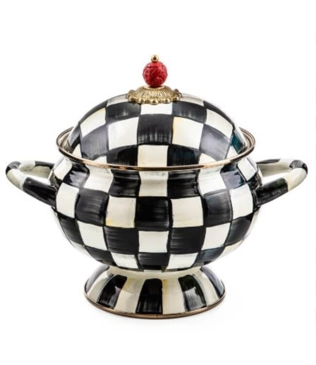MACKENZIE CHILDS Courtly Check Tureen