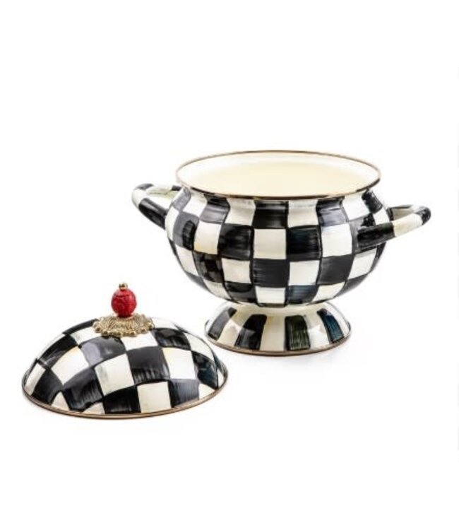 MACKENZIE CHILDS Courtly Check Tureen