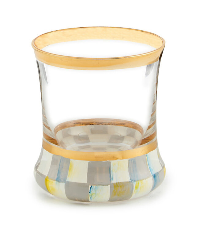 MACKENZIE CHILDS Check Shot Glass