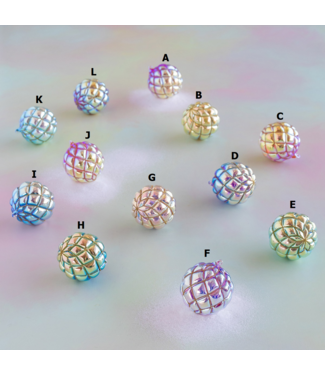 GLITTERVILLE Opalescence Essence Ball Ornamental - Sold Individually