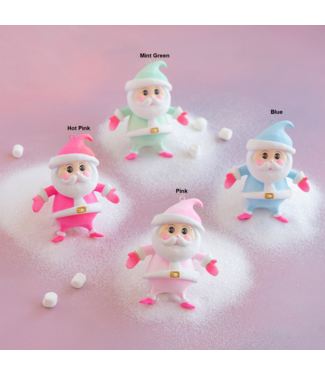 GLITTERVILLE Rainbow Baby Papa Noel Ornament Rainbow - Sold Individually